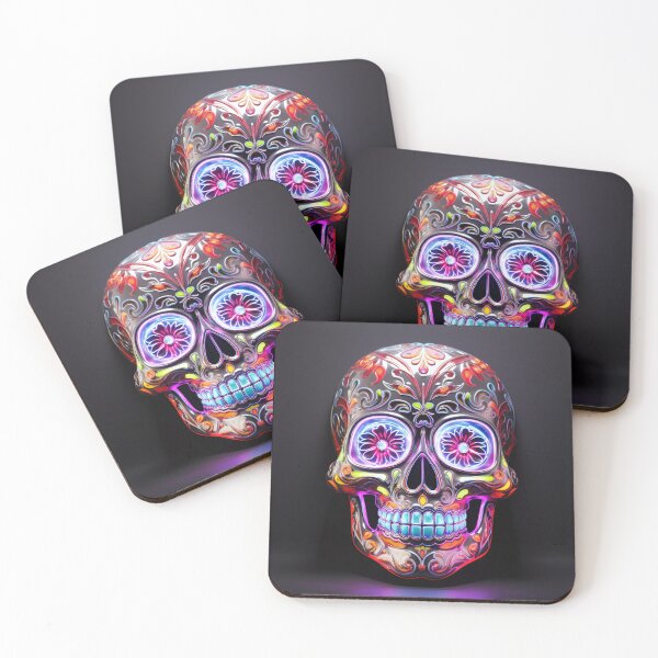 Item preview, Electric Sugar Skull 2 designed and sold by Jerry Meyer.