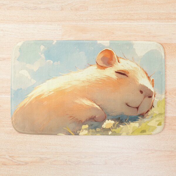 Item preview, Capybara Cuddles in the Grass designed and sold by AshiraCreations.