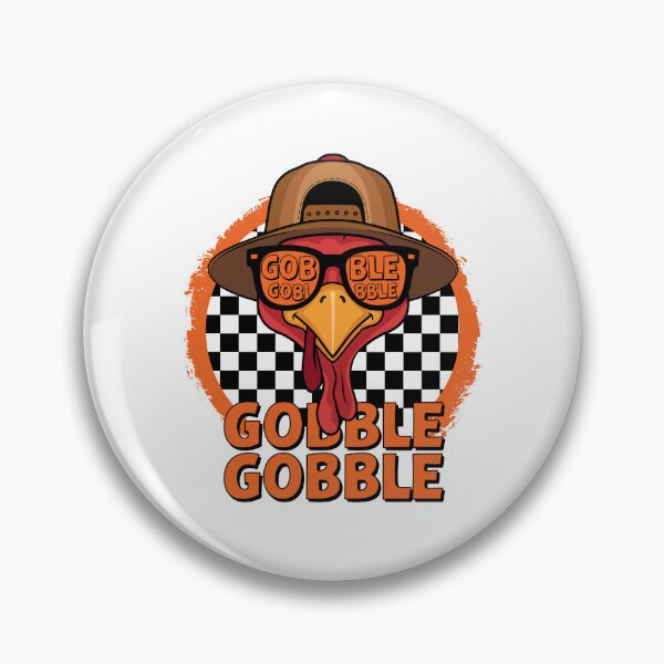 Artikelvorschau, Gobble Gobble Lustiges Thanksgiving-Truthahn-Cool-Design entworfen und verkauft von EidosEmporiium.
