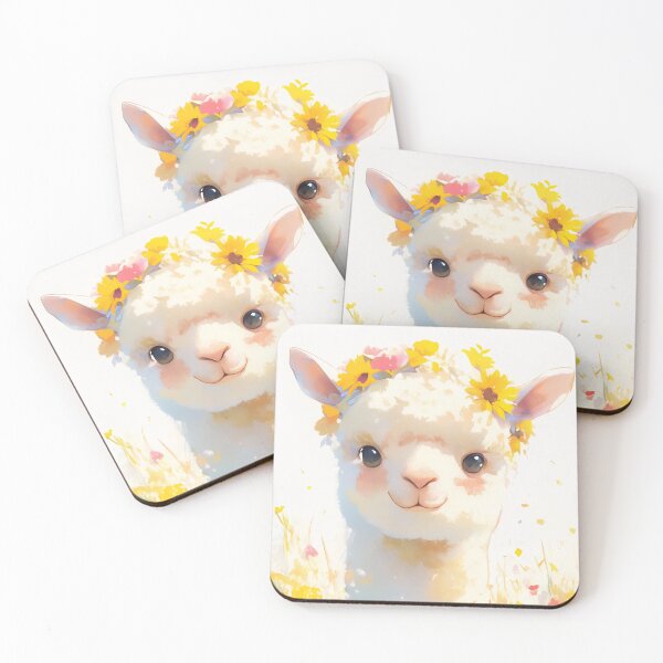 Item preview, The Flower Crowned Alpaca designed and sold by AshiraCreations.