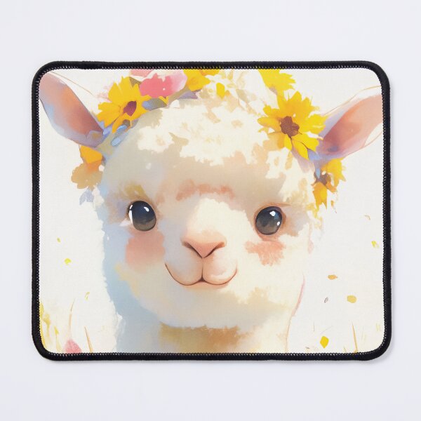 Item preview, The Flower Crowned Alpaca designed and sold by AshiraCreations.