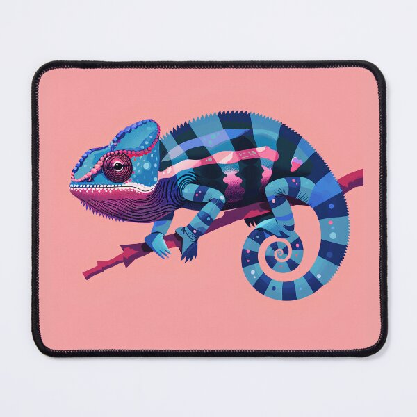 Item preview, a blue chameleon designed and sold by IreneRuya.