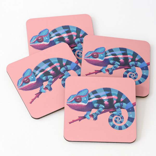 Item preview, a blue chameleon designed and sold by IreneRuya.