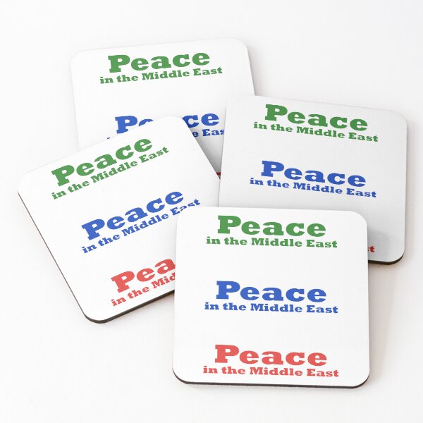Item preview, Peace in the Middle East sticker pack red blue green designed and sold by Inspirationmotivation.