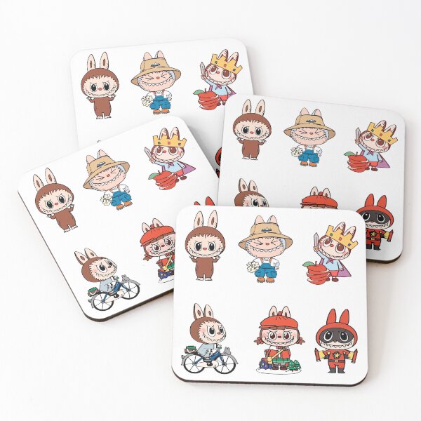 Item preview, Labubu Monsters sticker pack collection designed and sold by retrippy.