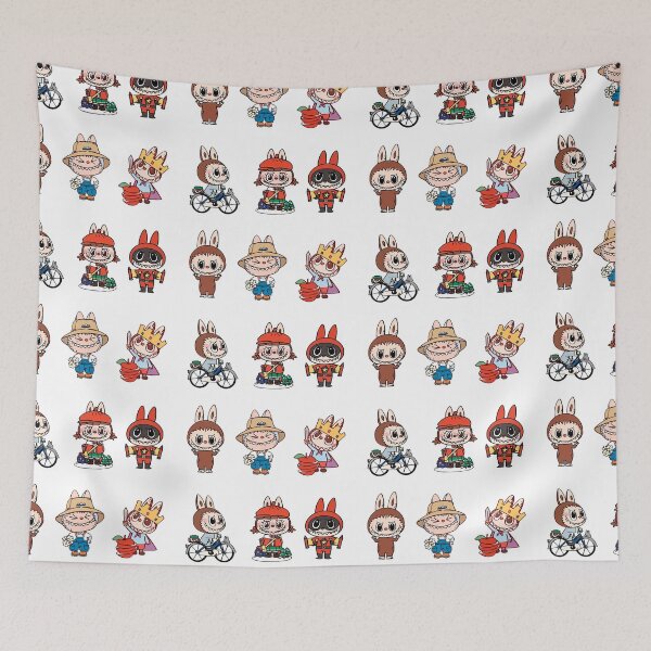 Item preview, Labubu Monsters sticker pack collection designed and sold by retrippy.