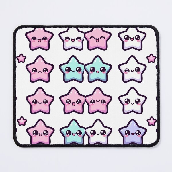 Item preview, Cute Stars Kawaii Vectors designed and sold by OrangeMG.