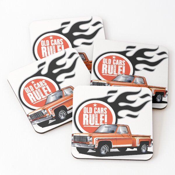 Item preview, Old Cars Rule! 76 Chevy C10 Pickup designed and sold by ArtWithImpact.