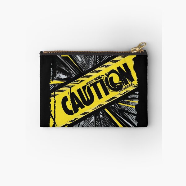 Item preview, Funny Trendy Black Yellow Caution Tape Warning designed and sold by ArtisticPen-art.