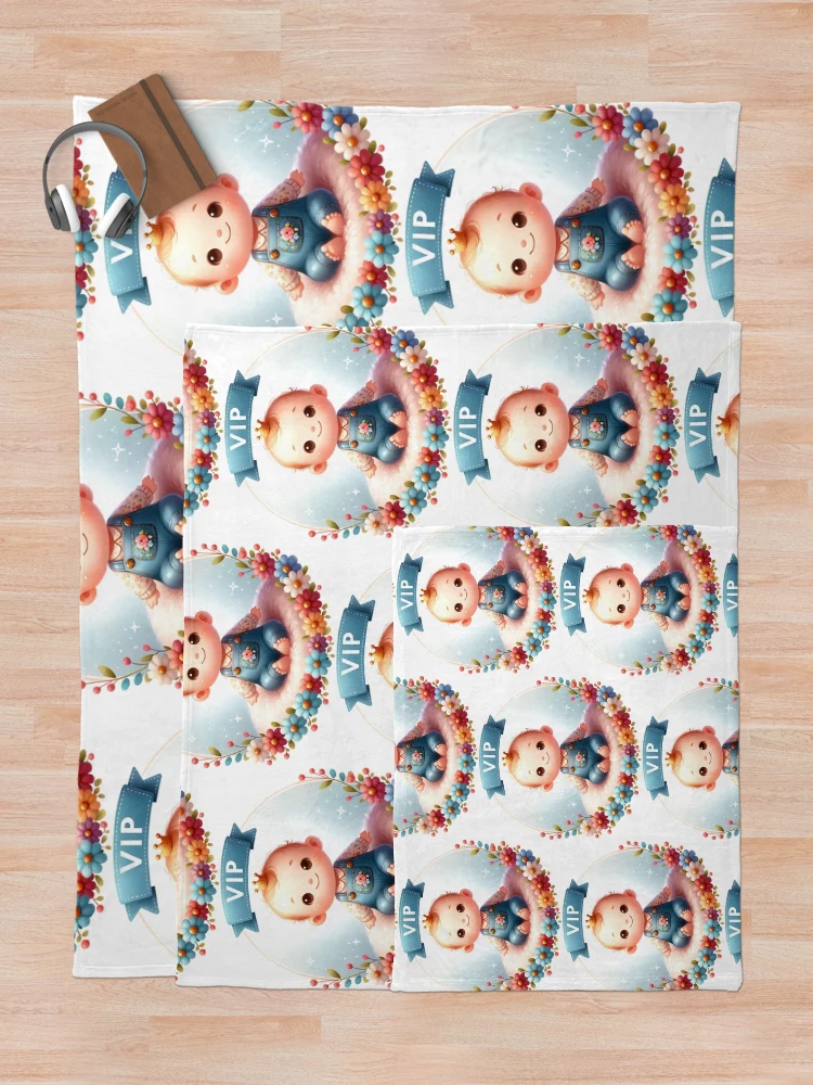 Thumbnail 5 of 6, Throw Blanket, VIP designed and sold by GoldenPattern.