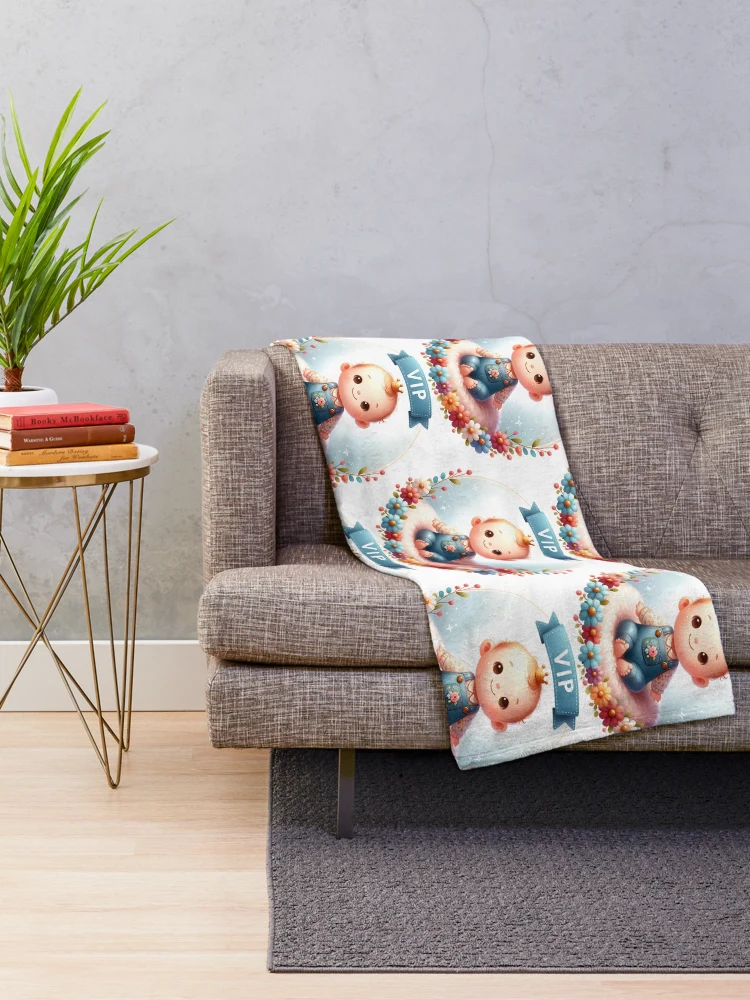 Thumbnail 2 of 6, Throw Blanket, VIP designed and sold by GoldenPattern.