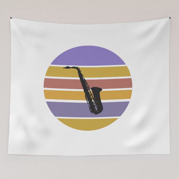 Item preview, Saxophone Player Vintage Sunset designed and sold by Inspirationmotivation.