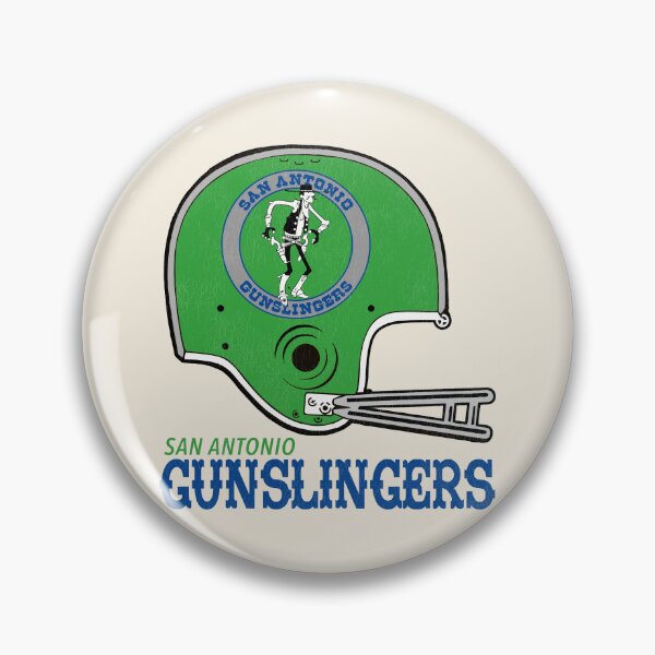 Item preview, San Antonio Gunslingers Football Helmet designed and sold by darklordpug.
