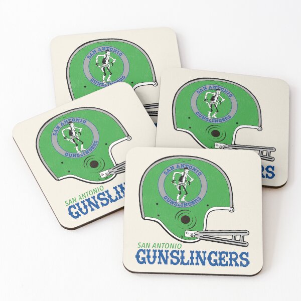 Item preview, San Antonio Gunslingers Football Helmet designed and sold by darklordpug.