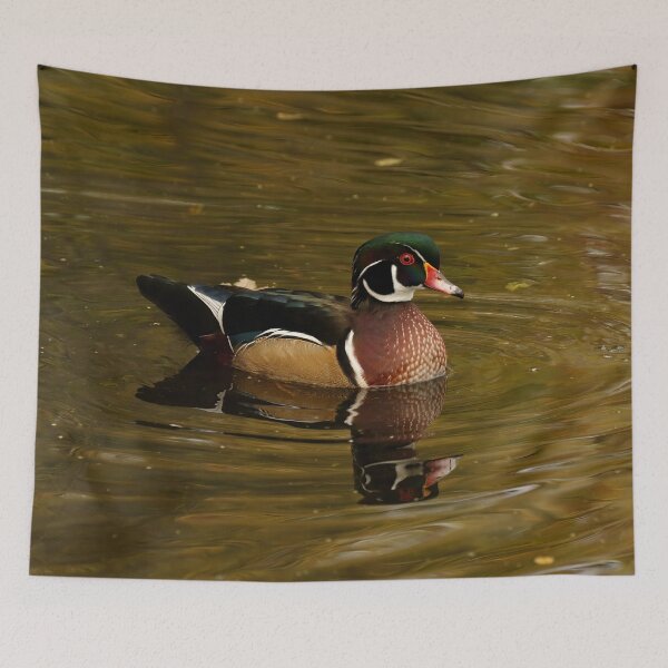 Item preview, Autumn wood duck designed and sold by locustgirl.