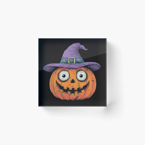 Item preview, Jack-o-lantern with a witch hat designed and sold by TojoStudios.