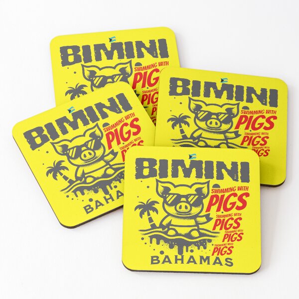 Item preview, Bahamas Souvenir Gift : Bimini Bahamas Swimming Pigs designed and sold by shoptshirtswag.