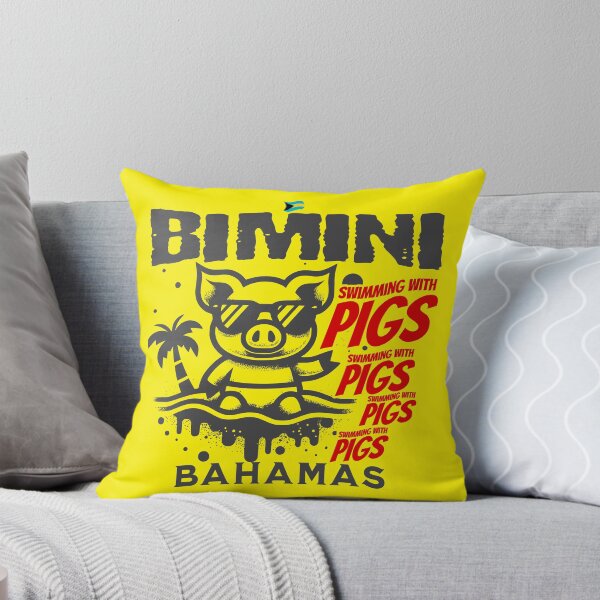 Item preview, Bahamas Souvenir Gift : Bimini Bahamas Swimming Pigs designed and sold by shoptshirtswag.