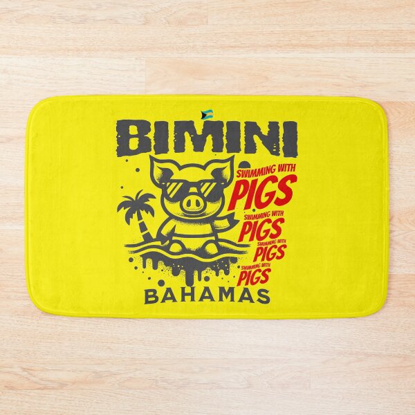 Item preview, Bahamas Souvenir Gift : Bimini Bahamas Swimming Pigs designed and sold by shoptshirtswag.