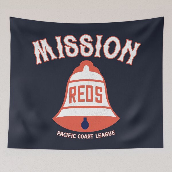 Item preview, Mission Reds Baseball  designed and sold by darklordpug.