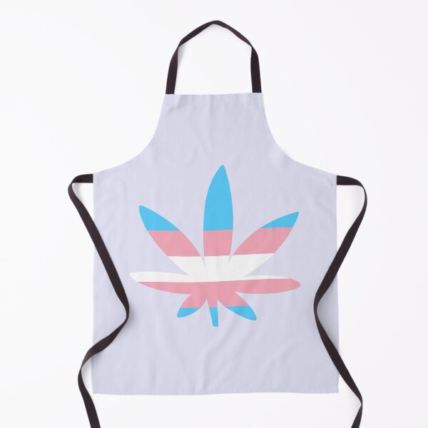 Item preview, Transgender Pride Weed Leaf  designed and sold by Cannaxes Studio.