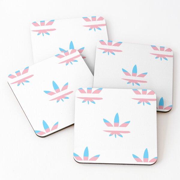 Item preview, Transgender Pride Five Weed Leaf  designed and sold by Cannaxes Studio.