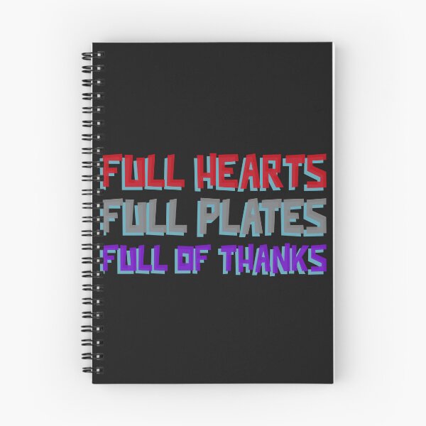Item preview, Full Hearts, Full Plates, Full Of Thanks designed and sold by BoldImpDes.