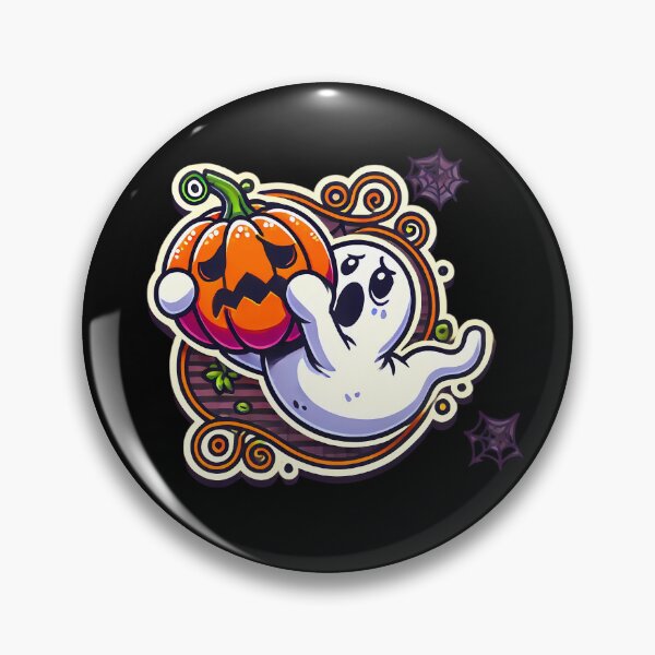 Item preview, Spooky Ghost and Pumpkin Fun. designed and sold by Linework Studio.