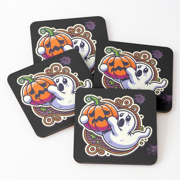Item preview, Spooky Ghost and Pumpkin Fun. designed and sold by Linework Studio.