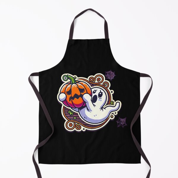 Item preview, Spooky Ghost and Pumpkin Fun. designed and sold by Linework Studio.