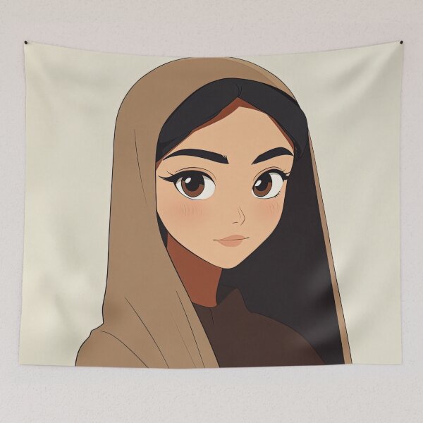 Item preview, Omani woman | Anime style designed and sold by ComicsFactory.