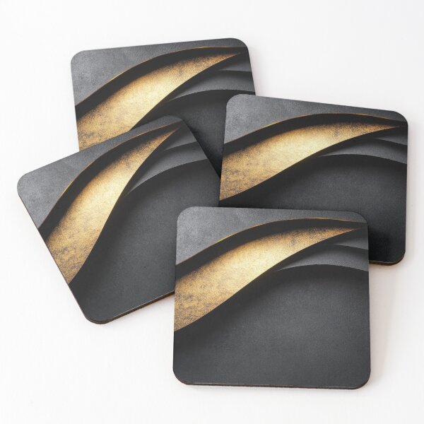 Item preview, Elegant Black and Gold Abstract designed and sold by lematworks.