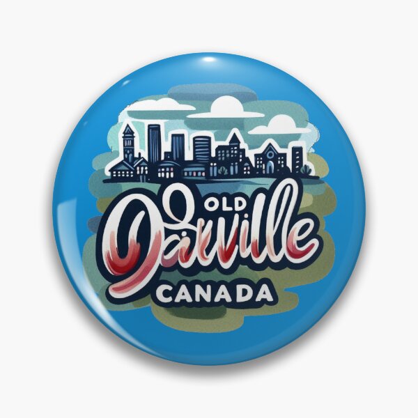 Item preview, Old Oakville Canada Minimalist Watercolor Sticker with Skyline,  designed and sold by PaintMeWorld.