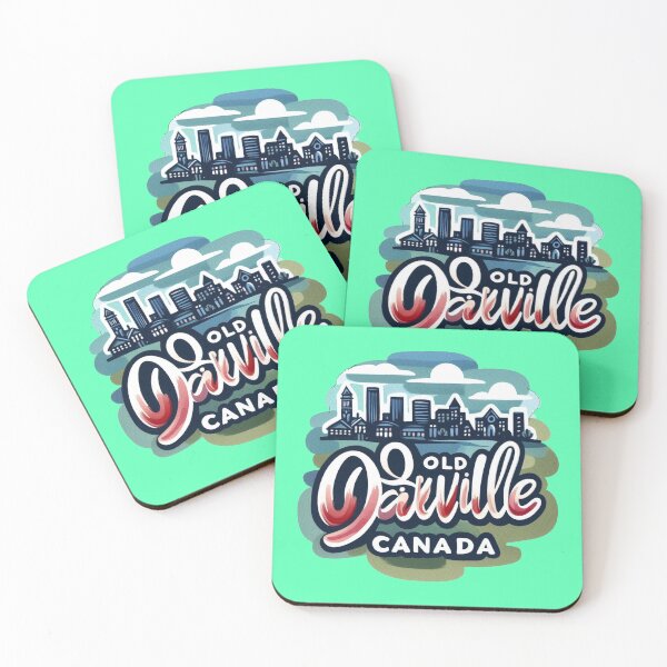 Item preview, Old Oakville Canada Minimalist Watercolor Sticker with Skyline,  designed and sold by PaintMeWorld.