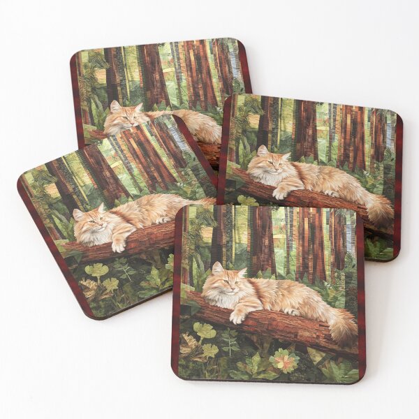 Item preview, Norwegian Forest Cat designed and sold by WitsandWonders.