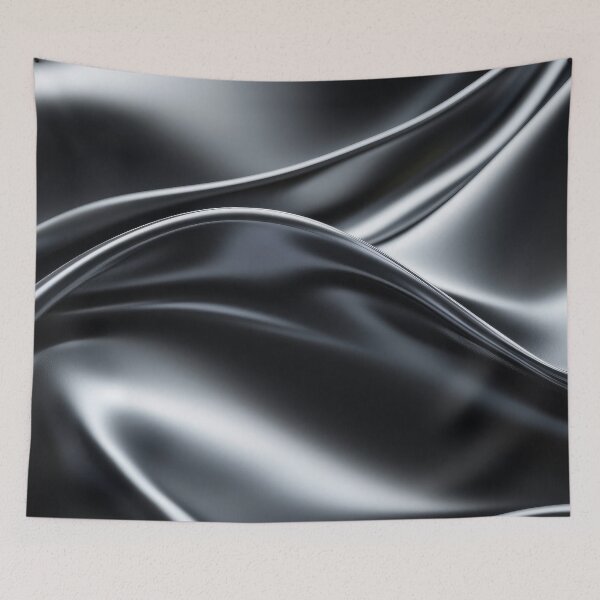 Item preview, Elegant Flowing Black Satin Texture designed and sold by lematworks.