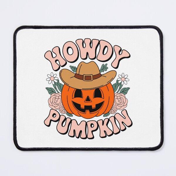 Item preview, Howdy Pumpkin - Cute Halloween Cowboy Jack-O'-Lantern designed and sold by InkInduldge.