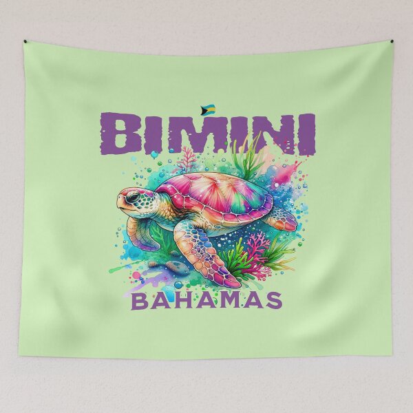 Item preview, Bahamas Souvenir Gift : Bimini Bahamas Sea Turtle designed and sold by shoptshirtswag.