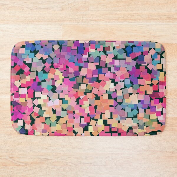Item preview, Squares Confetti Rainbow Mosaics Vivid designed and sold by LaurenWDesigns.