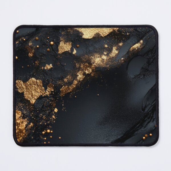 Item preview, Bold Gold Veins on Black Rock Surface Design designed and sold by lematworks.