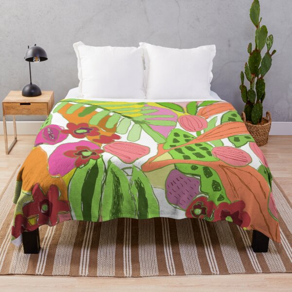 Item preview, Abstract tropical leaves designed and sold by verymarydesigns.