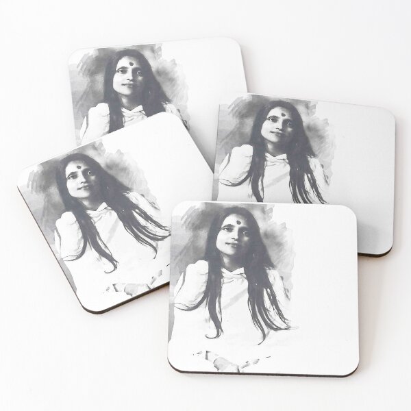 Item preview, sri anandamayi ma - Water color - black and white designed and sold by Mahmoud Salah.