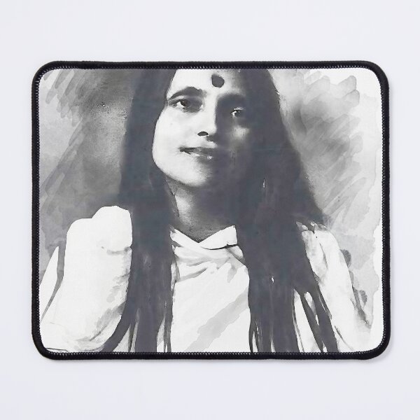 Item preview, sri anandamayi ma - Water color - black and white designed and sold by Mahmoud Salah.