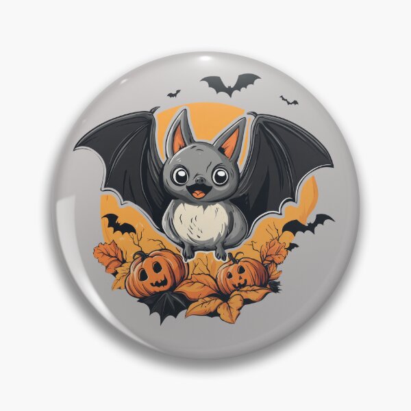 Item preview, Spooky Bats with Pumpkins designed and sold by TojoStudios.