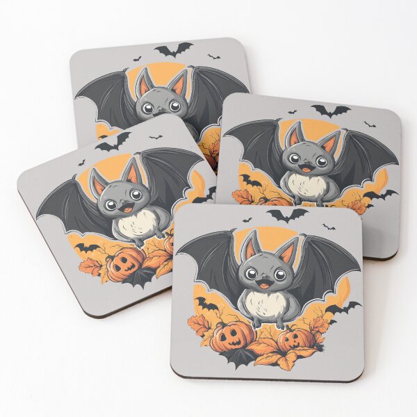 Item preview, Spooky Bats with Pumpkins designed and sold by TojoStudios.
