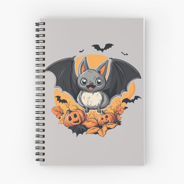 Item preview, Spooky Bats with Pumpkins designed and sold by TojoStudios.