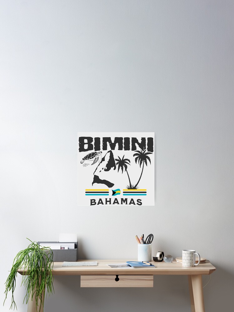 Bahamas Souvenir Gift : Bimini Bahamas Independence Bahamas Flag Poster