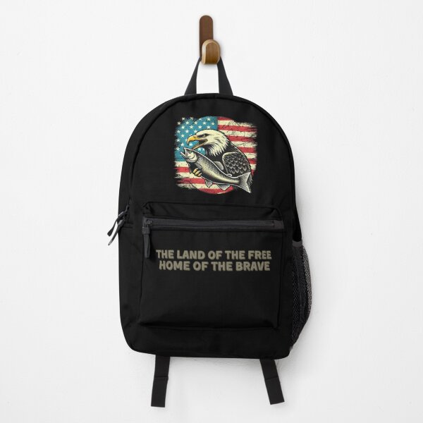 Item preview, Patriot’s Catch: Eagle and Flag in Vintage Glory designed and sold by UN-FUR-GETTABLE.