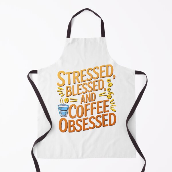 Item preview, "Stressed Blessed and Coffee Obsessed" Typography Design designed and sold by jeasolar.