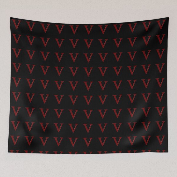 Item preview, The Letter V Dimensional Red designed and sold by Art in My Loft.